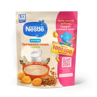 Каша Nestlé Молочная гречневая с курагой для продолжения прикорма с пробиотиком BL